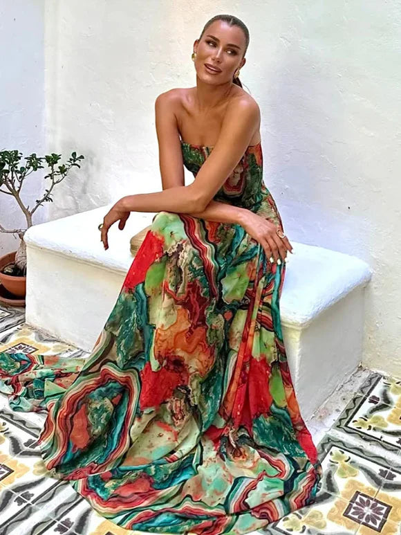 Vestido Marta™ - Elegancia vibrante para momentos especiales