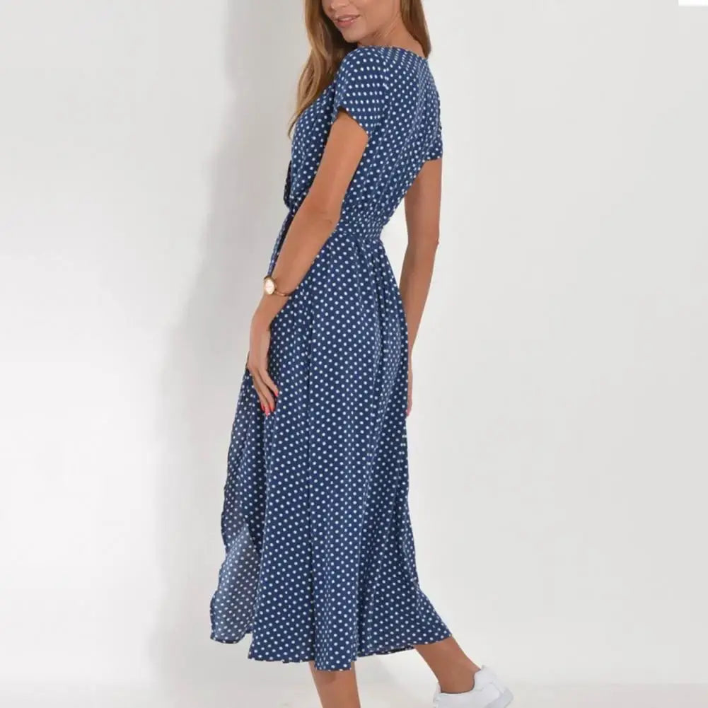 Fez | Vestido cruzado con estampado floral