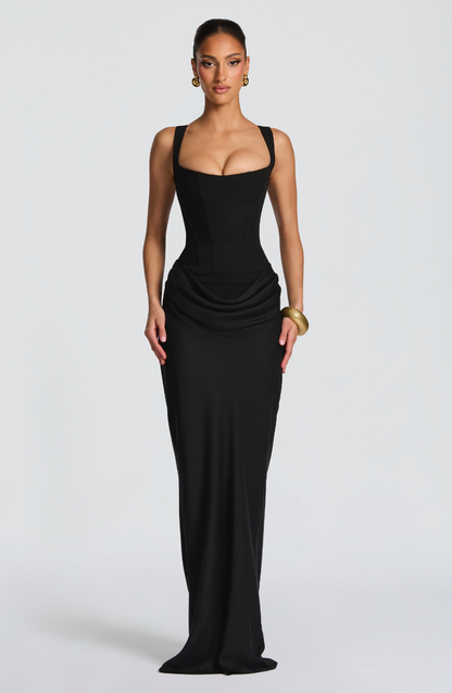 ELENA™ | VESTIDO MAXI CON FORMA DE RELOJ DE ARENA