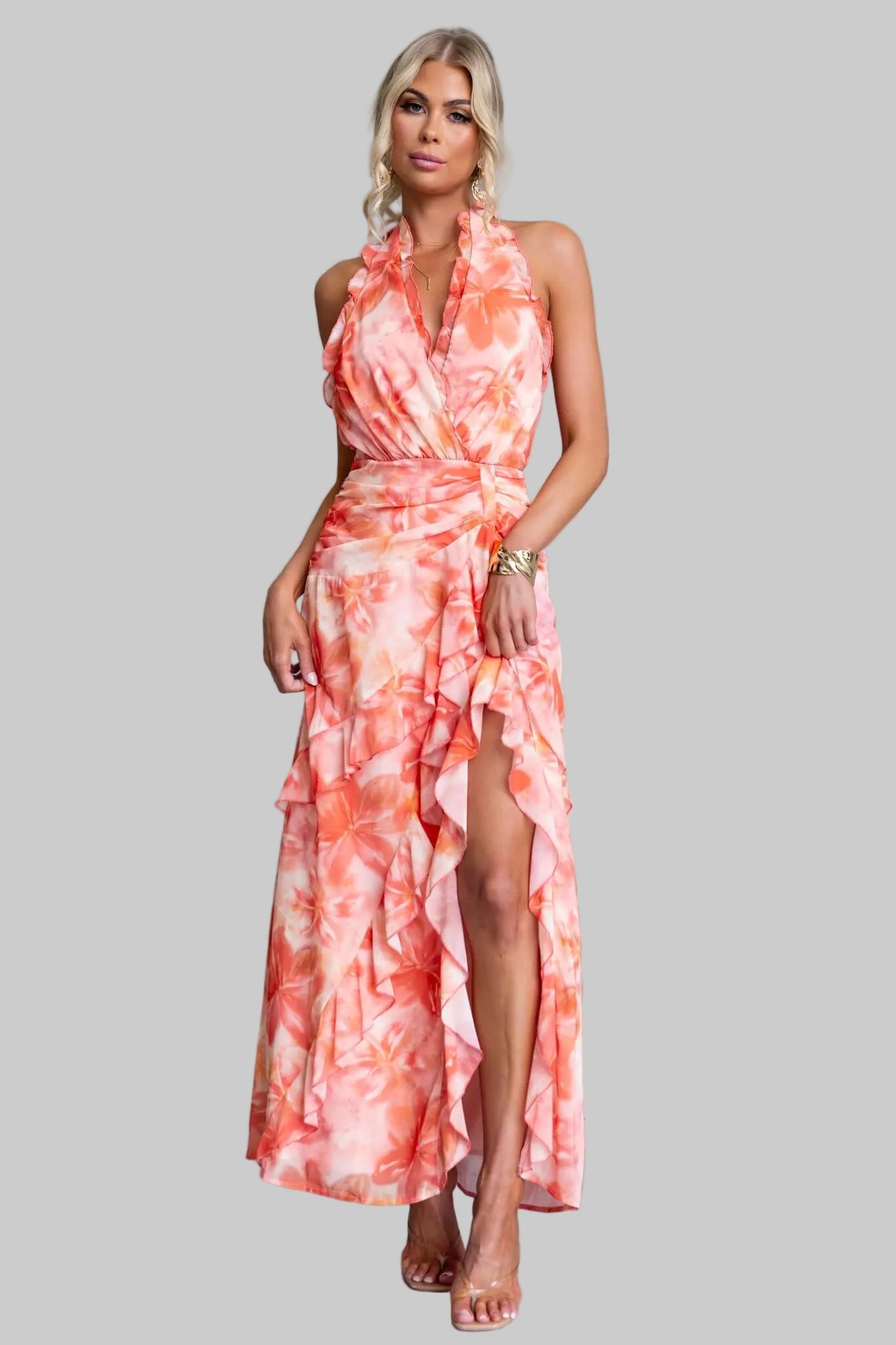 Vestido Andrea™ -  Elegancia tropical con movimiento fluido