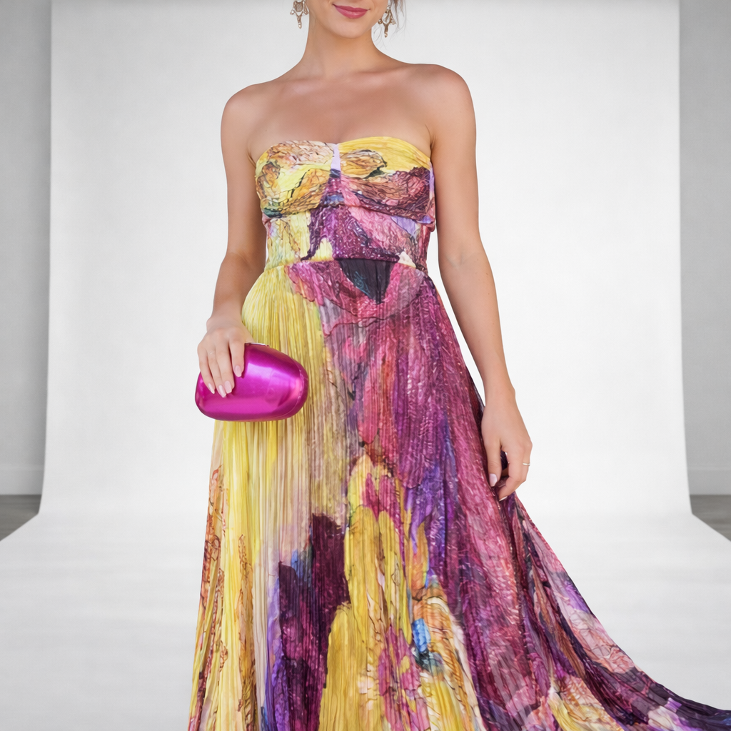Vestido Valentina™ - Plisado que Estiliza y Suaviza la Silueta