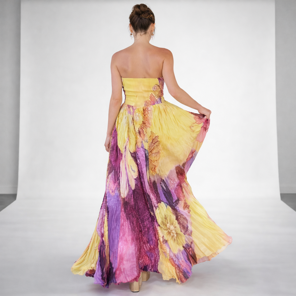 Vestido Valentina™ - Plisado que Estiliza y Suaviza la Silueta