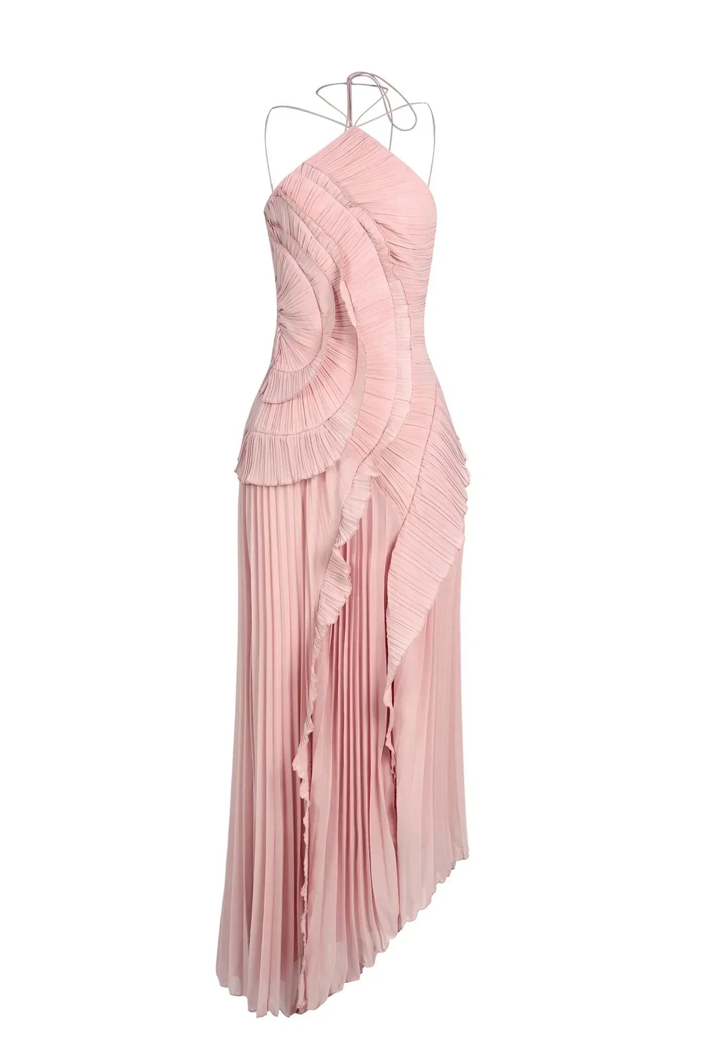 Vestido Lavanda -  Elegancia romántica con movimiento