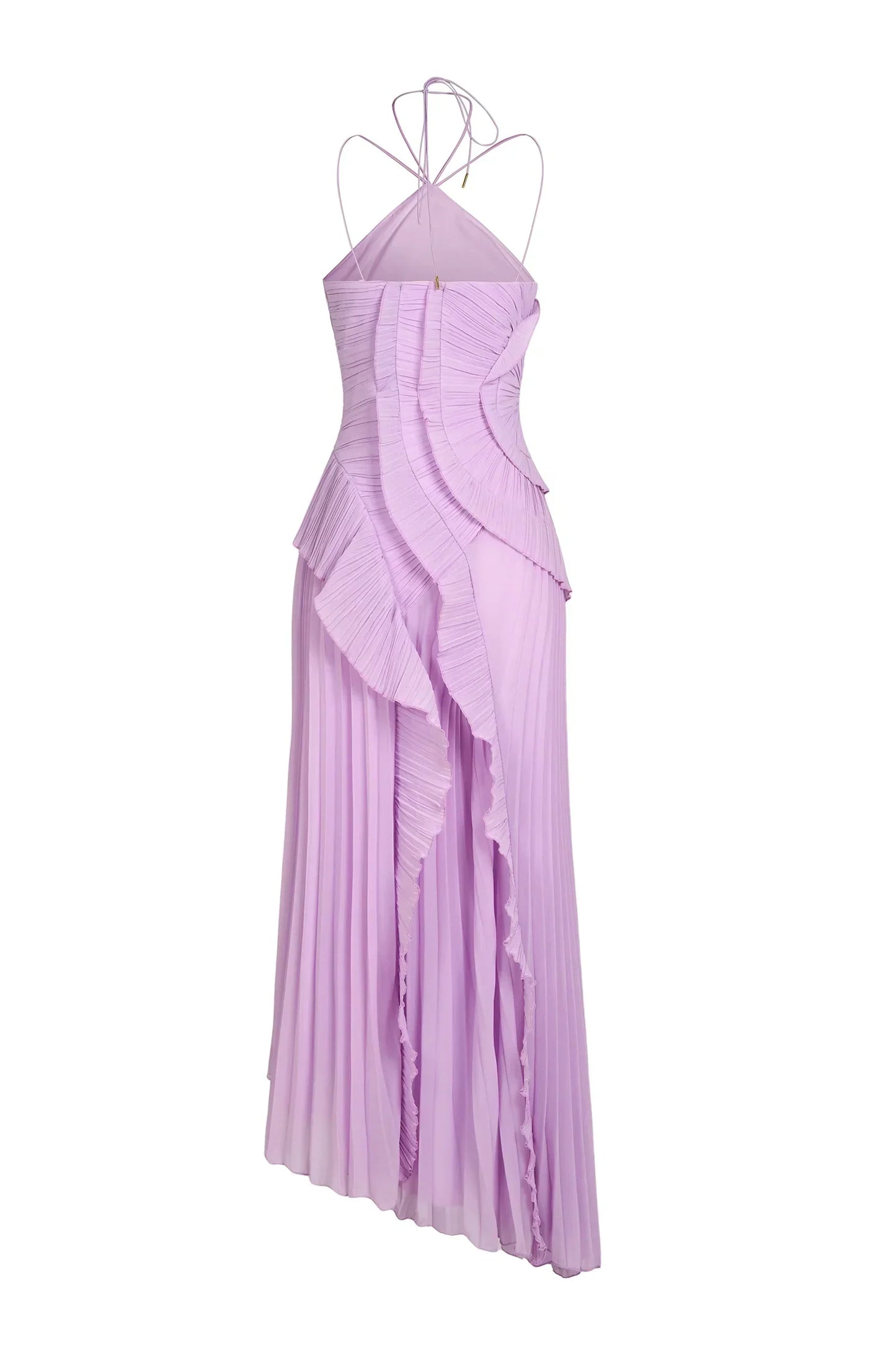 Vestido Lavanda -  Elegancia romántica con movimiento