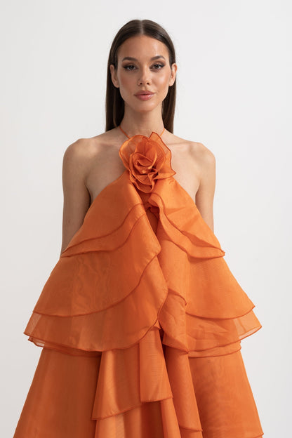 Rocío™ | Vestido Maxi Voluminoso con Volantes