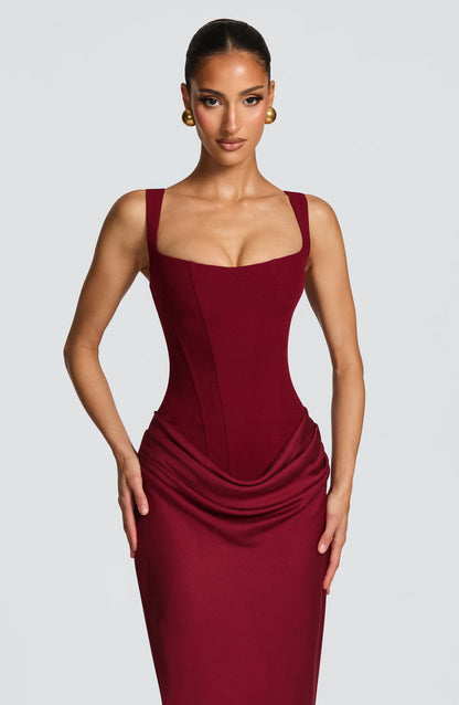 ELENA™ | VESTIDO MAXI CON FORMA DE RELOJ DE ARENA