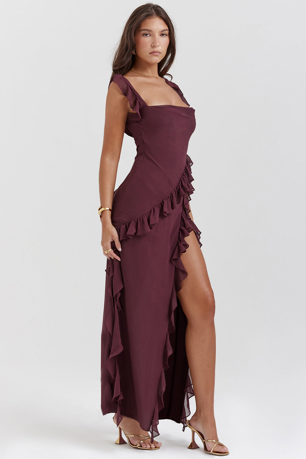 Vestido Ali™ -  Ligereza y movimiento con detalles volantes