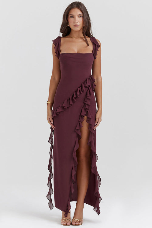 Vestido Ali™ -  Ligereza y movimiento con detalles volantes