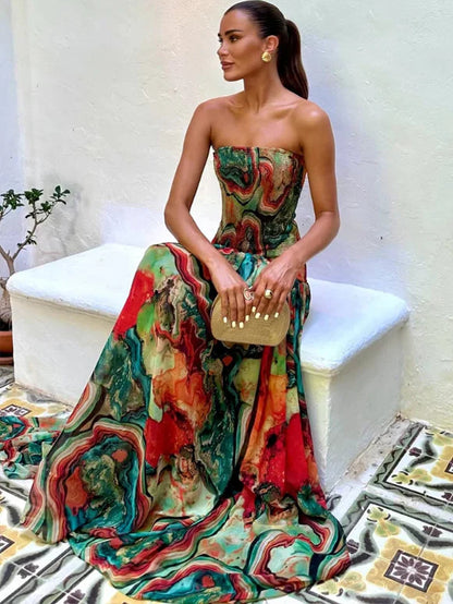 Vestido Marta™ -  Elegancia vibrante para momentos especiales