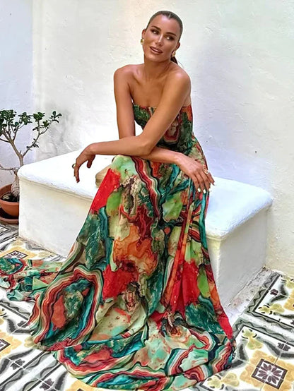 Vestido Marta™ -  Elegancia vibrante para momentos especiales