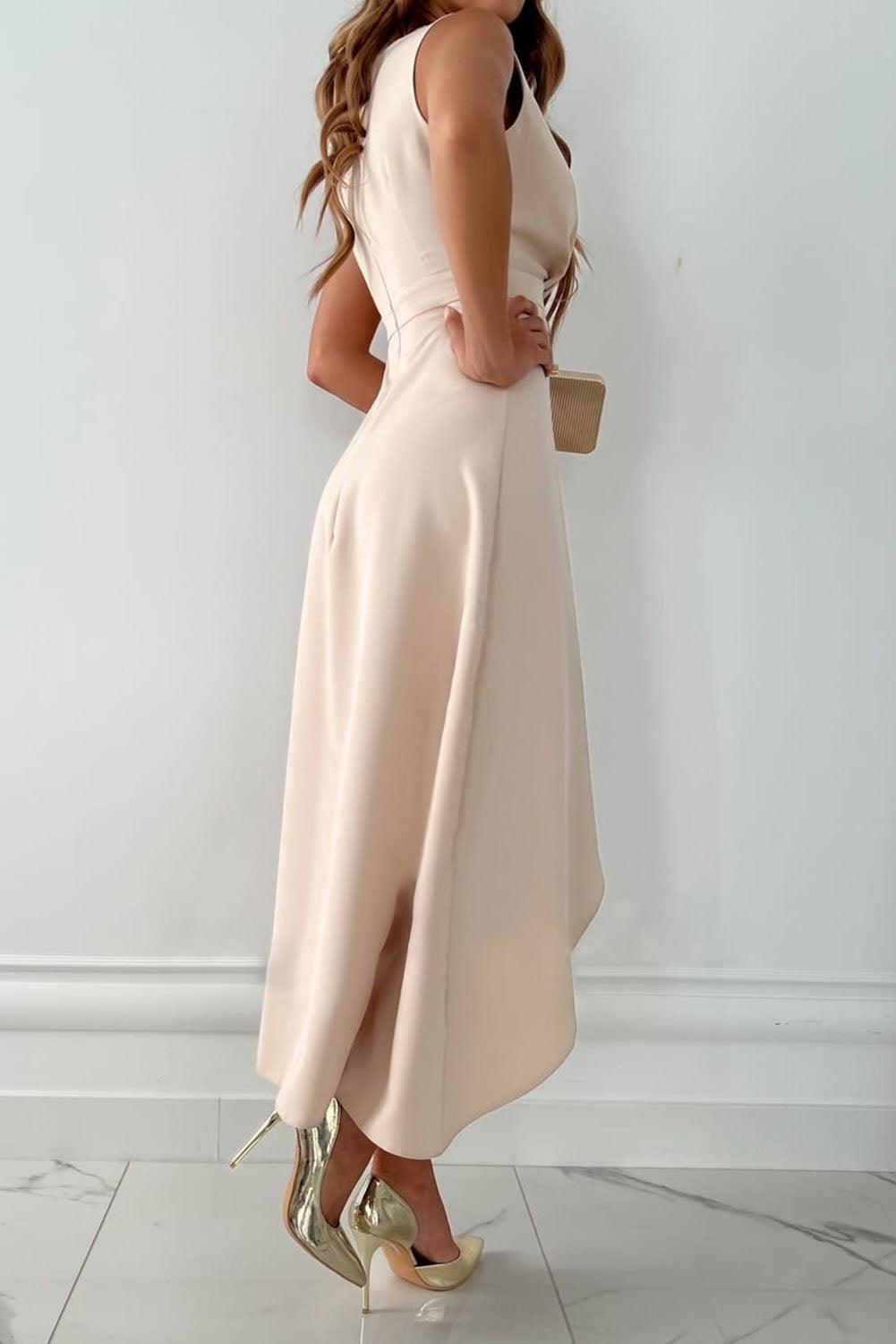 Vestido con Patrón Rosa